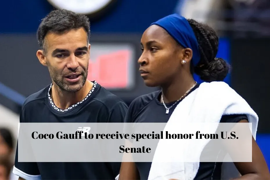 Coco Gauff to receive special honor from U.S. Senate